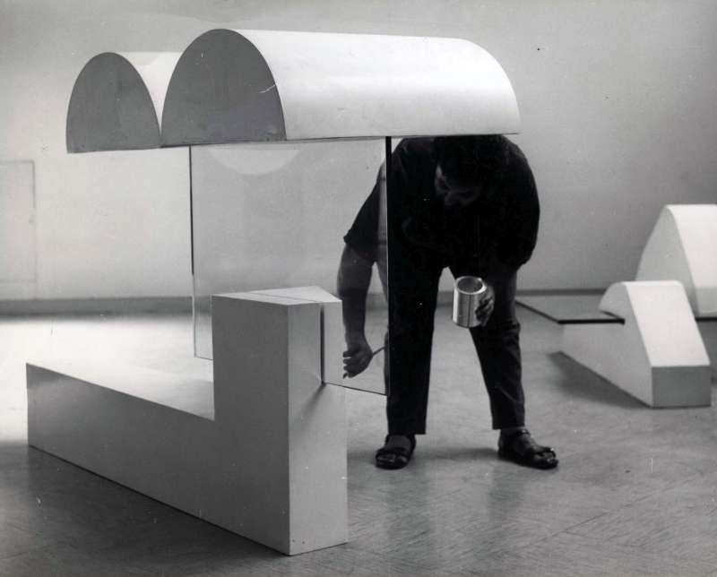 Menashe Kadishman at the Paris Biennale